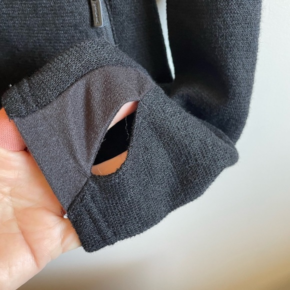 SMARTWOOL-Hudson Trail Full-Zip Fleece Sweater -Women's xs- black - Picture 6 of 7